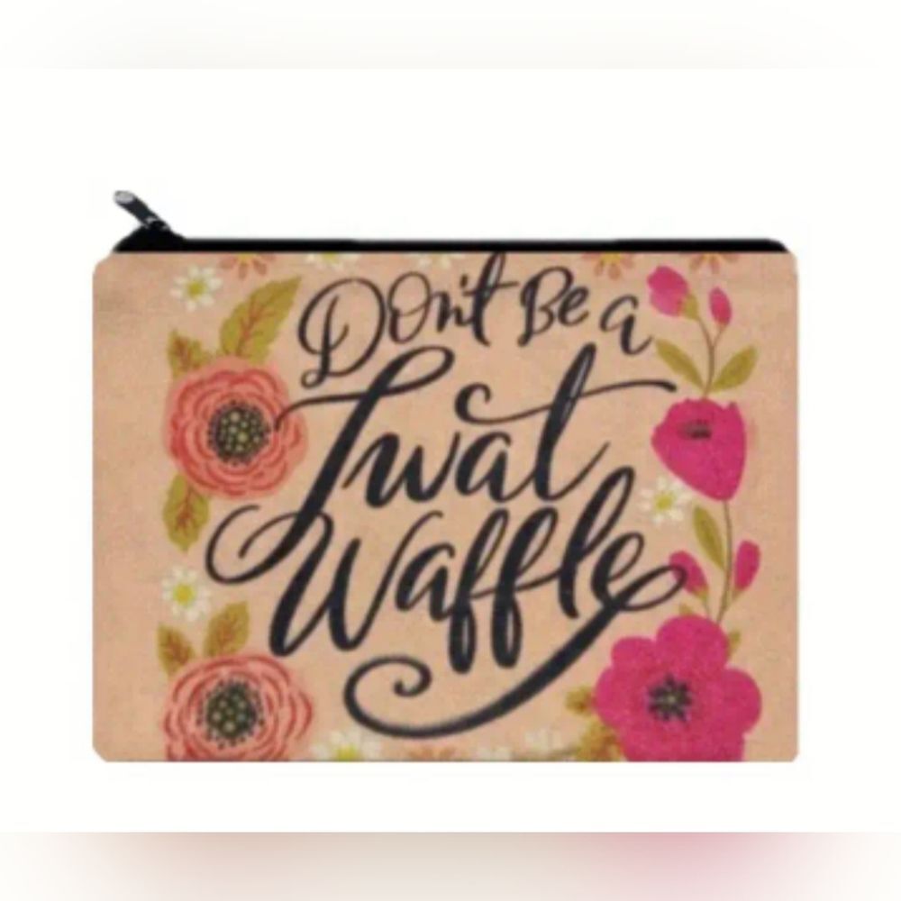 Unique Slogan Cosmetic Bag